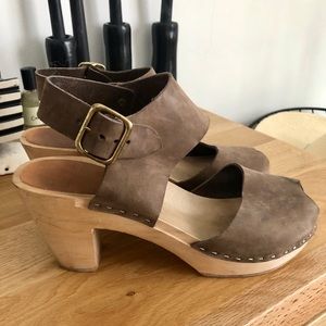 Bryr Miranda Peeptoe High Heel Clog 8